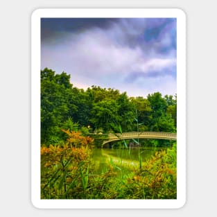 Central Park Bow Bridge Manhattan New York City Sticker